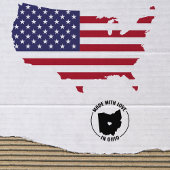 Tampons Encreurs Fabriqué avec amour en Ohio, Small Business,