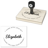 Tampons Encreurs FABRIQUÉ avec Merci d'amour pour votre commande (Tamponné)