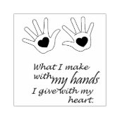 Tampons Encreurs Fabriqué Avec Mon Timbre Mains (Impression)