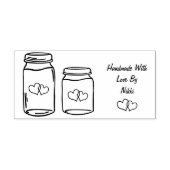 Tampons Encreurs Fabriqué maison avec timbre d'amour (Impression)