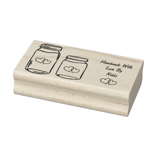 Tampons Encreurs Fabriqué maison avec timbre d'amour (Tampon)