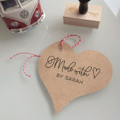 Tampons Encreurs Fabriqué Sur Mesure Avec Amour Timbre D'Artisanat