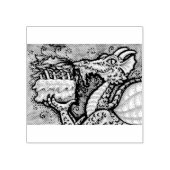 TAMPONS ENCREURS FAIRE UN DRAGON SOUHAITÉ, IMAGINAIRE EN CAOUTCHOUC (Impression)