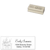 Tampons Encreurs Fairytale Medieval Royal Castle Adresse (Tamponné)