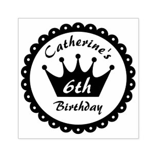 Tampons Encreurs Fairytale Royal Princess Crown Girl Anniversaire