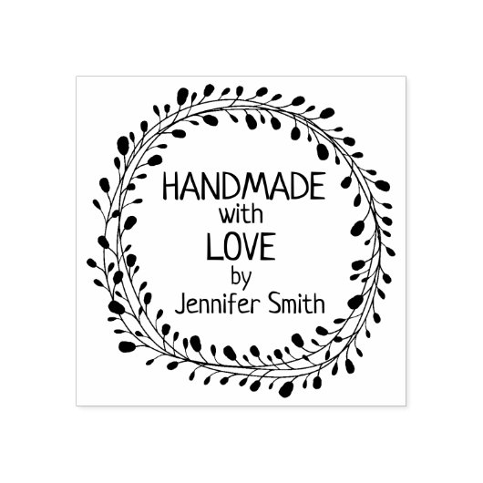 Tampons Encreurs Fait à la main avec amour, (Impression)