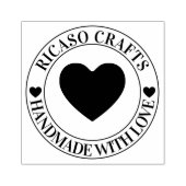 Tampons Encreurs Fait à la main avec amour personnalisé (Impression)