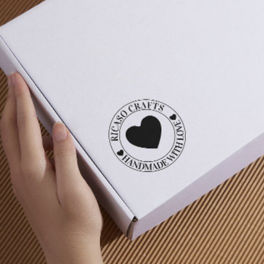 Tampons Encreurs Fait à la main avec amour personnalisé
