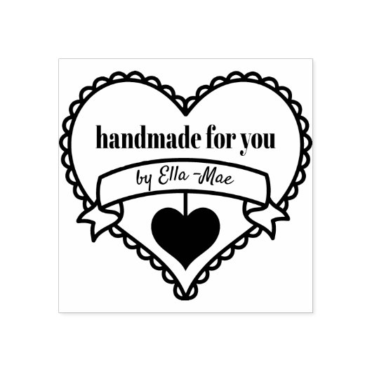 Tampons Encreurs Fait à la main pour vous par .. Coeur rustique per (Impression)