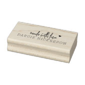 Tampons Encreurs Fait avec amour cœur simple (Tampon)