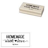 Tampons Encreurs Fait Maison Avec Calligraphie D'Amour (Tamponné)