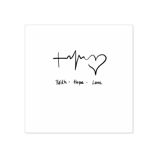 Tampons Encreurs Faith Hope Love (Impression)