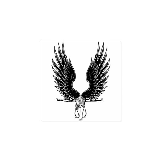 Tampons Encreurs Fallen Angel Woman Art original (Impression)
