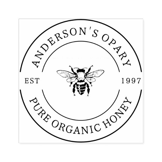 Tampons Encreurs Famille Apiary Rustic Round Honey (Impression)