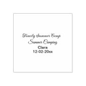 Tampons Encreurs Famille camping vacances personnalisée ajouter nom (Impression)