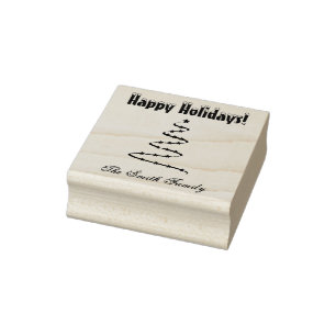 Tampons Encreurs Famille de Noël personnalisée