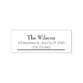 Tampons Encreurs Family Home Address Stamp (Tamponné)