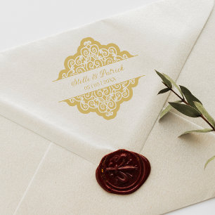 Tampons Encreurs Fancy Classic Ornamental Diamond Shape Wedding