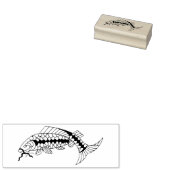 Tampons Encreurs Fancy Fish Row of Black Scales (Tamponné)