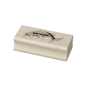 Tampons Encreurs Fancy Fish Row of Black Scales