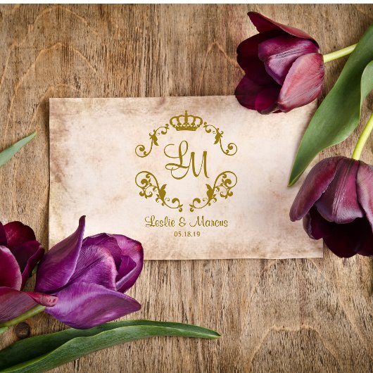 Tampons Encreurs Fancy Ornamental Border Classic Couronne royale