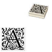 Tampons Encreurs Fancy Ornate Classic Family Monogramme Nom Lettre  (Tamponné)