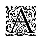 Tampons Encreurs Fancy Ornate Classic Family Monogramme Nom Lettre  (Impression)