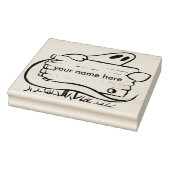 Tampons Encreurs Fantôme avec panneau 2 illustration timbre d'art (Tampon)