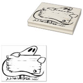 Tampons Encreurs Fantôme avec panneau illustration timbre d'art (Tamponné)