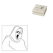 Tampons Encreurs Fantôme de la mort illustration timbre d'art (Tamponné)