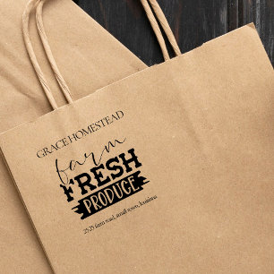 Tampons Encreurs Farm Fresh Produce Farmers Market Ajouter le nom