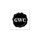 Tampons Encreurs Faux Sceau de cire Imprimer Monogramme personnalis (Impression)