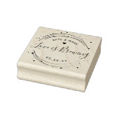 Tampons Encreurs Faveur de mariage Love is Brewing circulaire moder (Tampon)