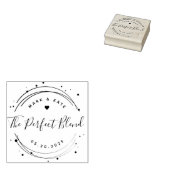 Tampons Encreurs Faveur de mariage moderne circulaire The Perfect B (Tamponné)