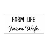 TAMPONS ENCREURS FEMME AGRICOLE À VIE AGRICOLE (Impression)