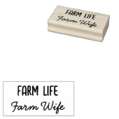 TAMPONS ENCREURS FEMME AGRICOLE À VIE AGRICOLE (Tamponné)