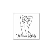 Tampons Encreurs Femme Corps contours spray tressé spa (Impression)