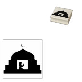 Tampons Encreurs femme offrant des prières timbre d'art (Tamponné)