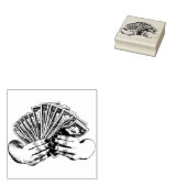 Tampons Encreurs femmes main tenant de l'argent comptant billet de (Tamponné)