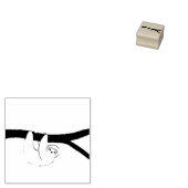 Tampons Encreurs Fente souriante avec nez de coeur (Tamponné)