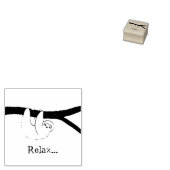 Tampons Encreurs Fente souriante avec nez de coeur Relax (Tamponné)