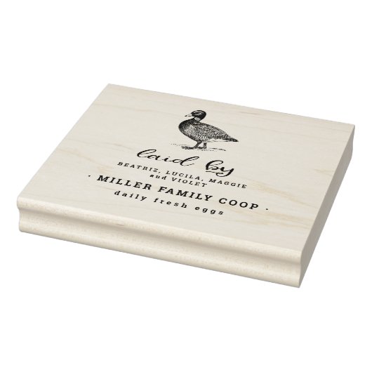 Tampons Encreurs Ferme à canettes familiales | Timbre de carton d'o (Tampon)