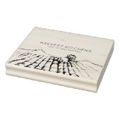 Tampons Encreurs Ferme à table Restauration Entreprise Bois d'art T (Tampon)