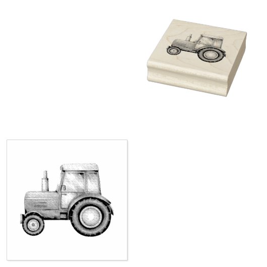 Tampons Encreurs Ferme de tracteurs (Tamponné)