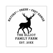 Tampons Encreurs Ferme familiale Vintage personnalisée (Impression)