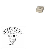 Tampons Encreurs Ferme Hen | Timbre en caoutchouc personnalisé (Tamponné)