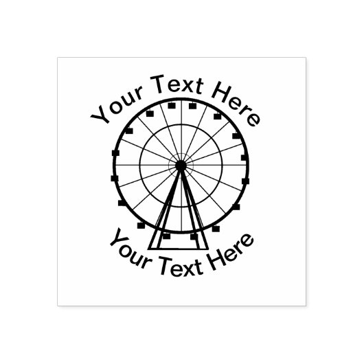 Tampons Encreurs Ferris Wheel - Cuztomizable (Impression)
