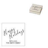 Tampons Encreurs Festive 'Happy Holidays' (Tamponné)