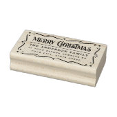 Tampons Encreurs Festive Merry Christmas greeting return address (Tampon)