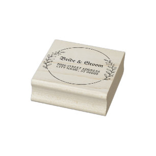 Tampons Encreurs Fête de mariage décoration florale élégante